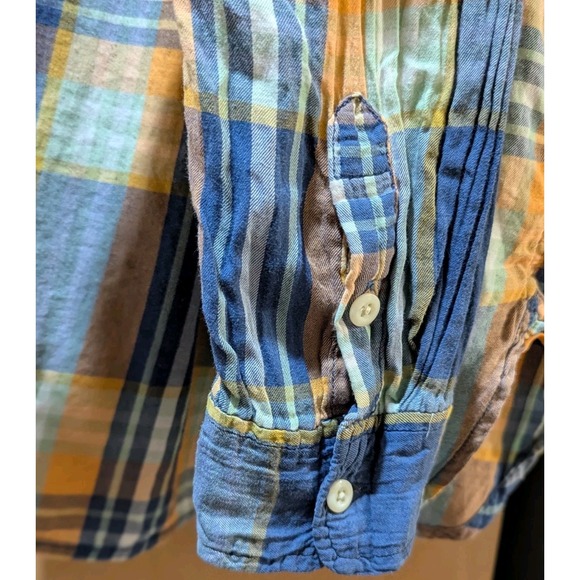 Denim & Supply Ralph Lauren Shirt Women's Large Plaid Flannel Preppy Western - Picture 6 of 8